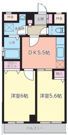 ザ・プレイスⅡの物件間取画像